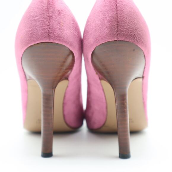 Gucci Vintage Purple Velvet Wood Heeled Pumps Size 8 - Picture 8 of 13